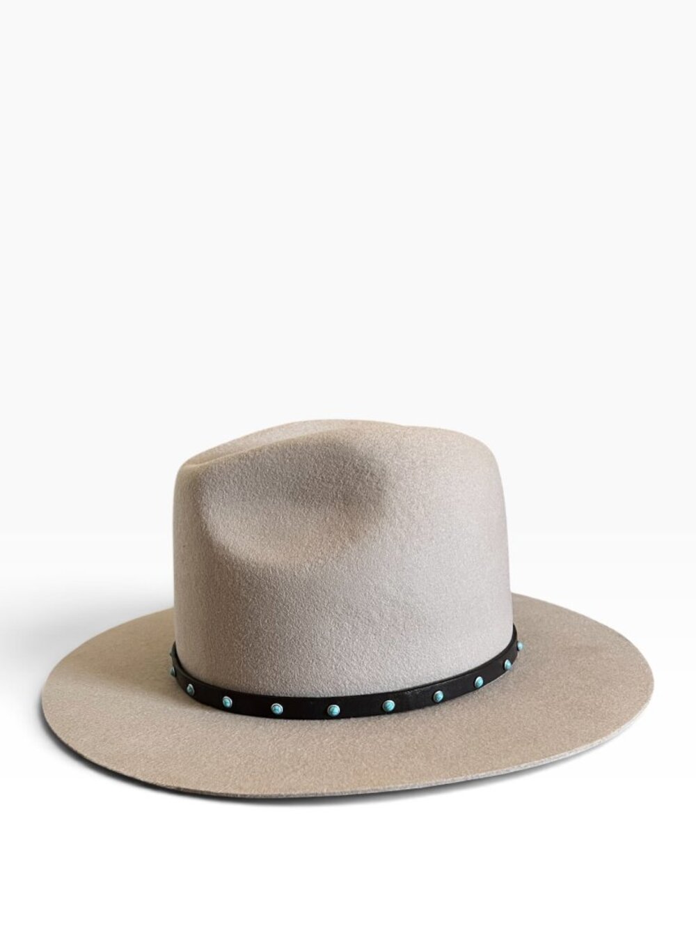 Gigi Pip Australian Wool Billie Western Style Banded Hat In Tan 59 M/L - Picture 3 of 11